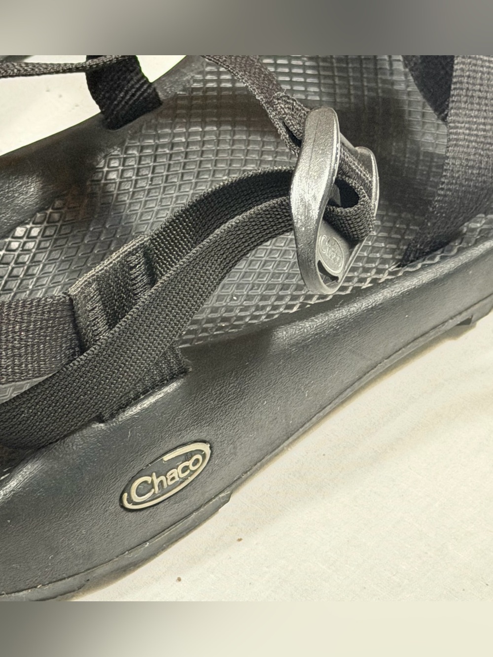 Chaco Z/2 Unaweep Vibram Sandals Men's 12M Black Hiking Water Sport - Picture 7 of 9